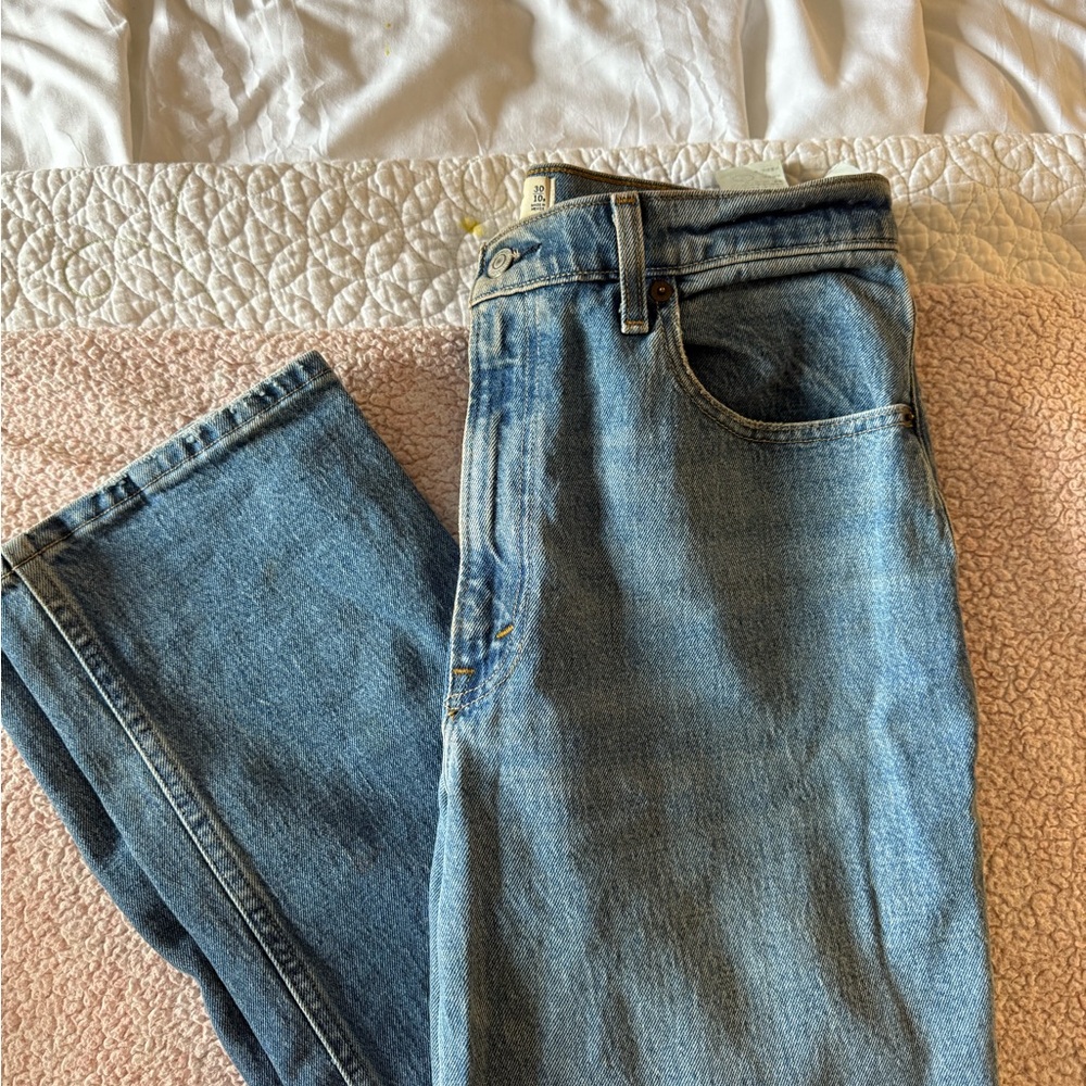 Abercrombie & Fitch High Rise Blue Jeans
